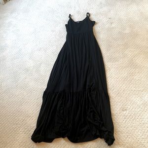 Women’s Express long black summer dress